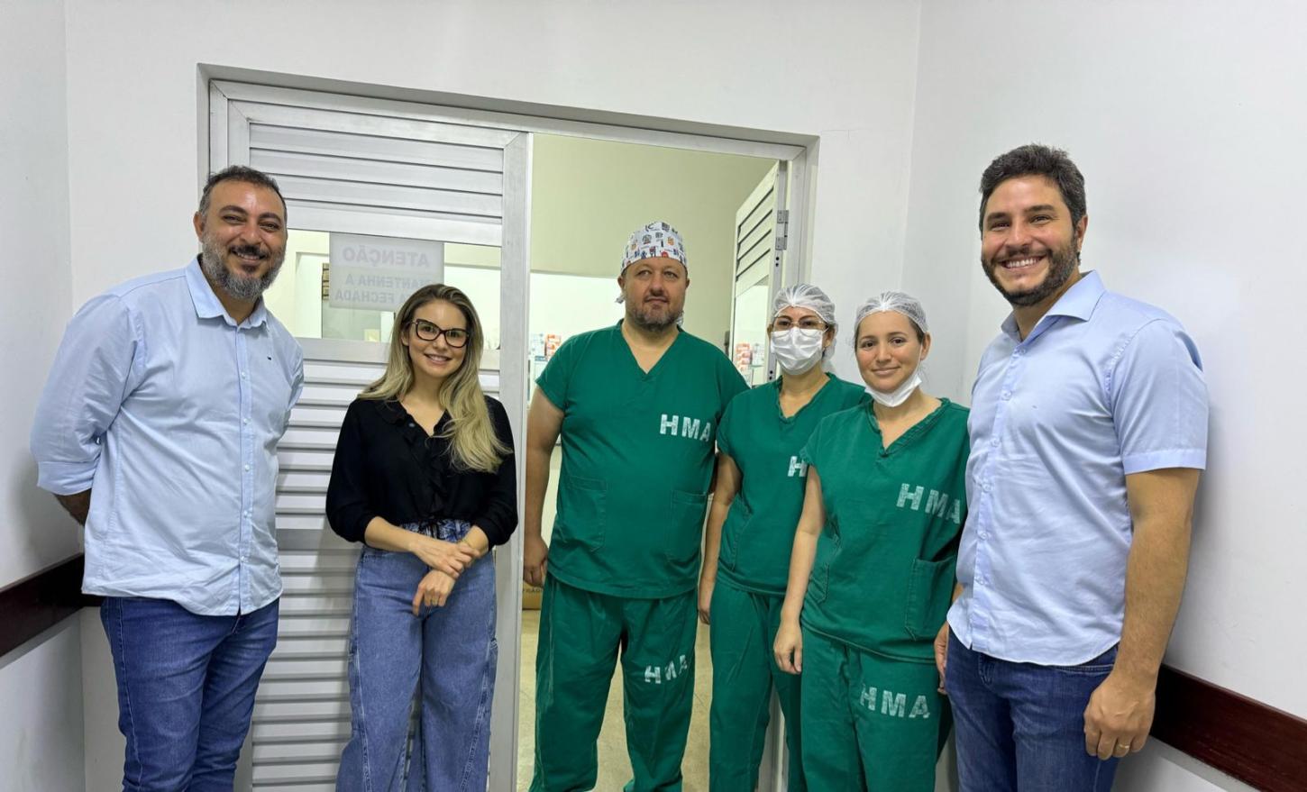 Deputado Federal Maurício Carvalho visita Ariquemes e acompanha início do mutirão de cirurgias eletivas