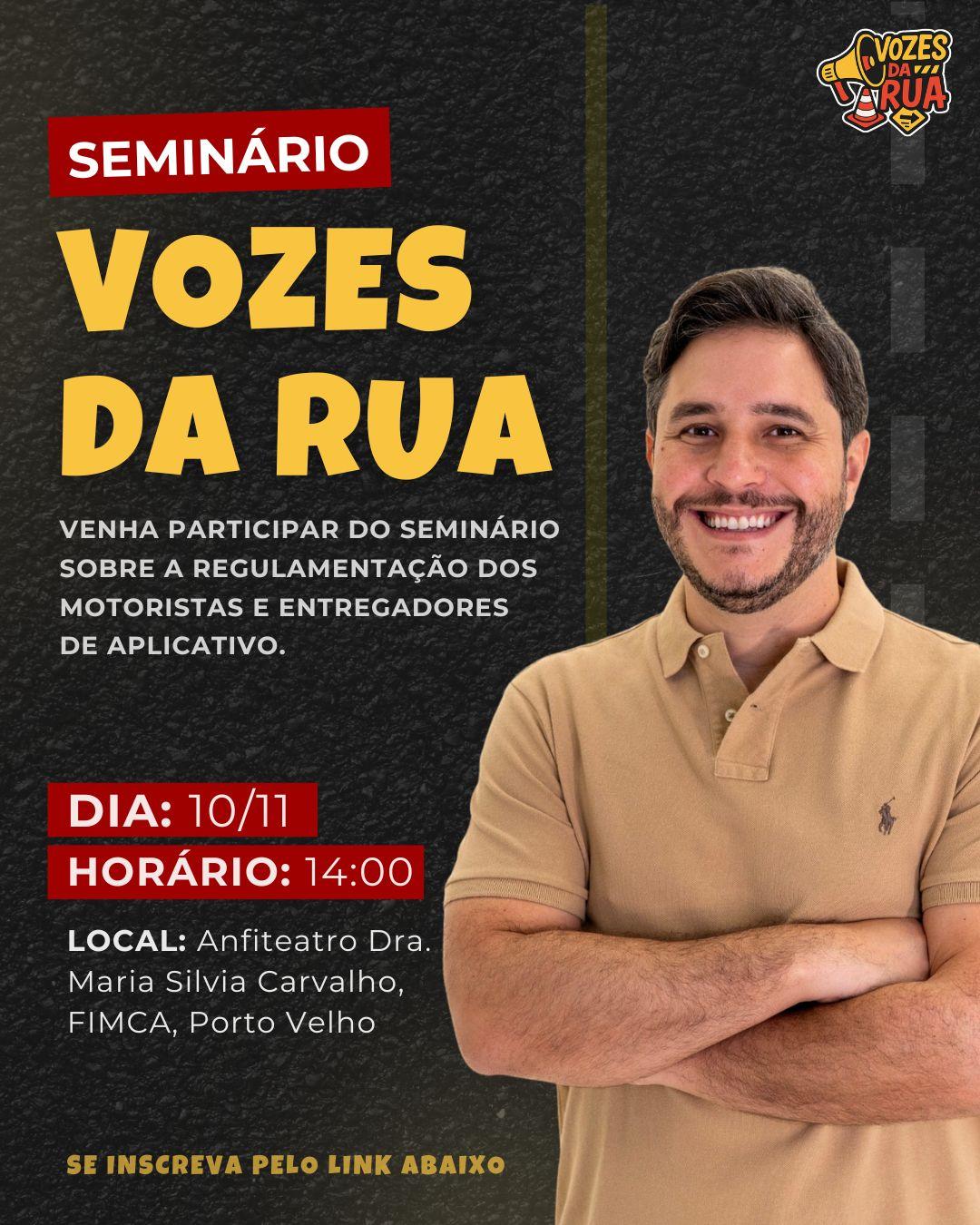 Porto Velho recebe debate sobre direitos de trabalhadores de aplicativos